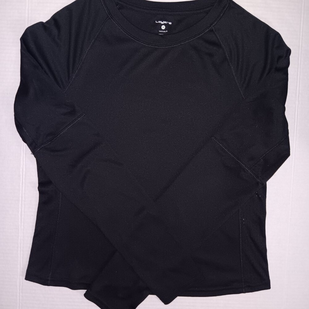 LAYER 8 MESH SIDES THUMB HOLES ACTIVE TOP - Picture 9 of 12